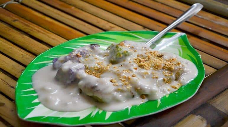 chè chuối nướng