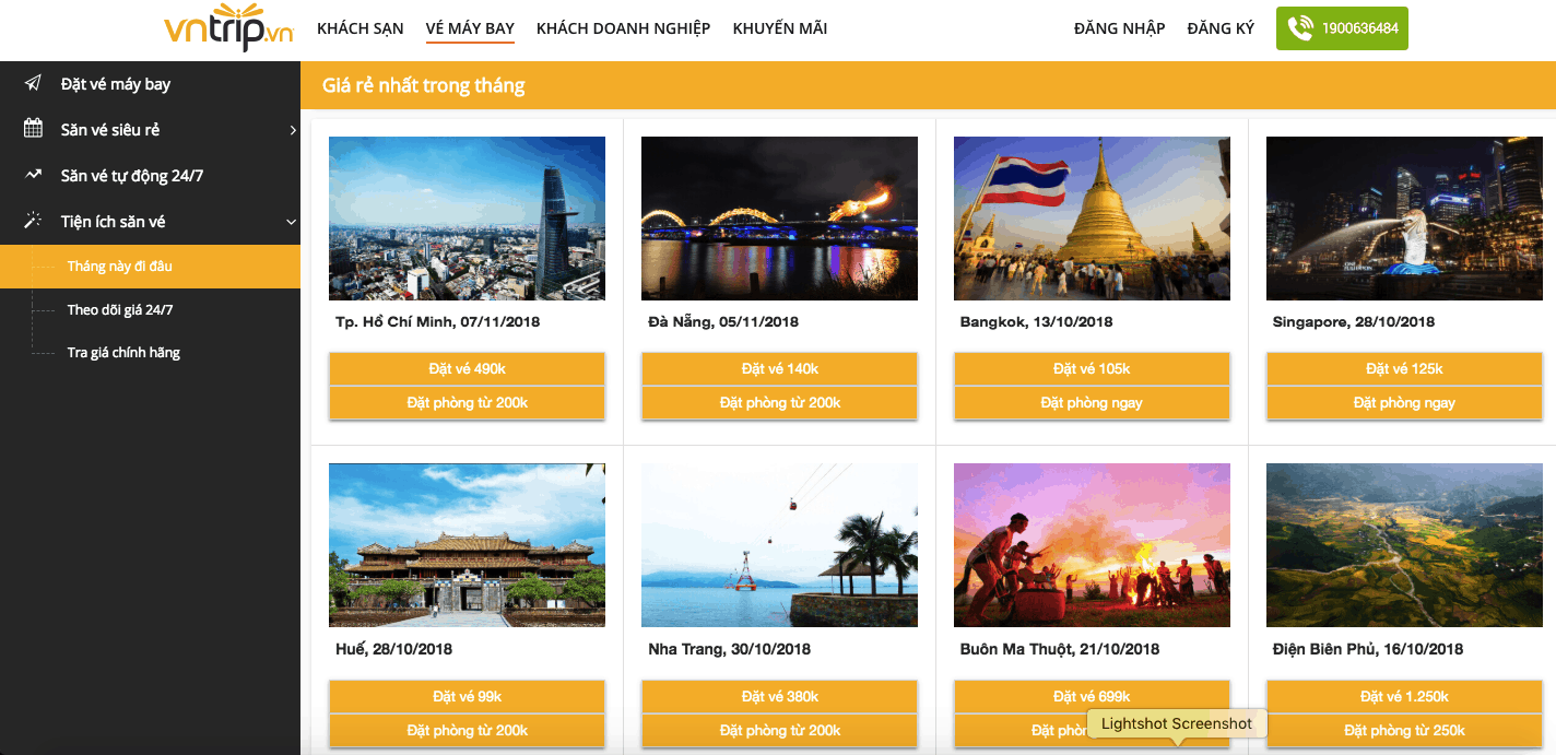 Đặt vé máy bay
