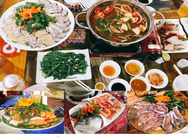 Lẩu cá hồi, cá tầm Sa Pa