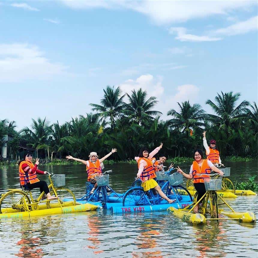 Rất nhiều hoạt động thú vị diễn ra tại khu du lịch Lang Tre Việt. Ảnh ST 