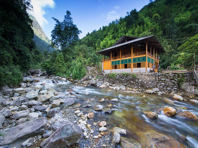 Nam Cang Riverside Lodge được thiết kế khá đặc biệt Nam Cang Riverside Lodge được thiết kế khá đặc biệt