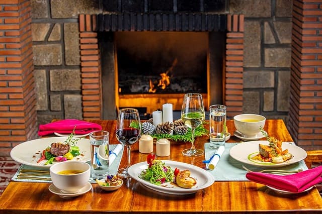 Các món ăn ở đây là nguyên liệu tươi thu hoạch tại vườn