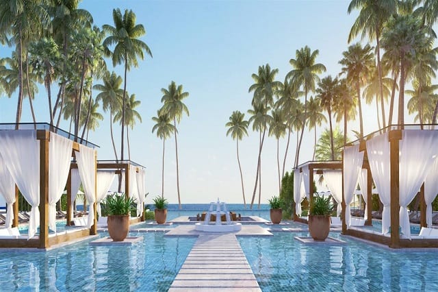 Thiết kế hồ bơi cực ấn tượng và thu hút. Ảnh ST