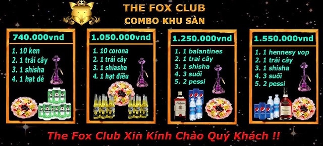 Fox Club có nhiều bất ngờ dành cho khách ghé thăm Fox Club có nhiều bất ngờ dành cho khách ghé thăm